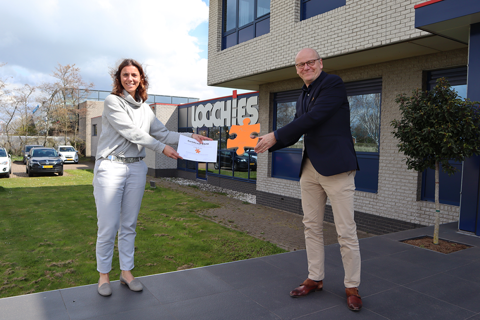 Logchies steunt Stichting ALS