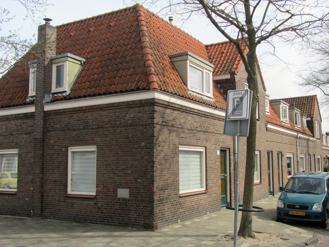 Een voorbeeld van de woningen voor de renovatie.