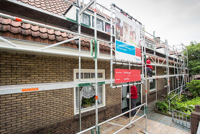 Planmatig gevelonderhoud voor de Alliantie, binnen het zogenaamde G-sequent, een samenwerkingsverband van ketenpartners.